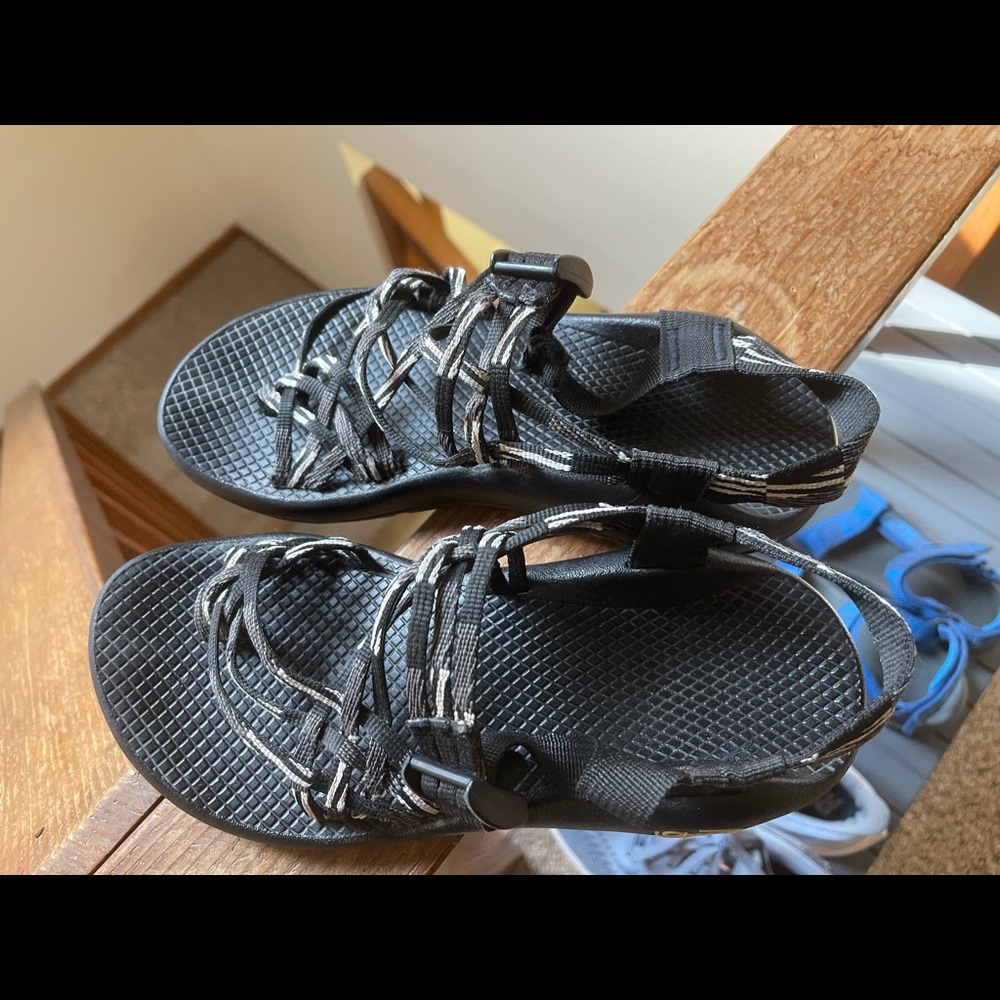 Black & white Chacos